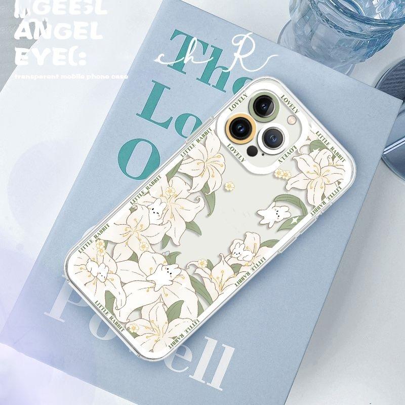 Чехол Цветок Кролика Для Samsung Galaxy A15 A25 A50 A30 A20S A22 A23 M23 A05S A02 A71 A72 A73 A13 S22 Ultra S21 FE S20 Plus Чехол