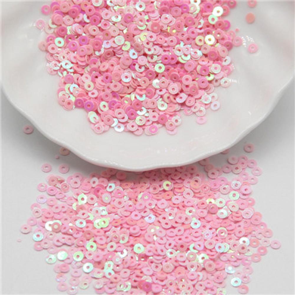 3mm 4mm 5mm 6mm Sequin Flat Round Loose Sequins Crafts Paillette Sewing Clothes Decoration DIY Accessory Lentejuelas Para Coser