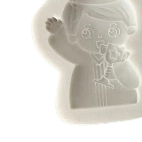 Силиконовая форма для мастики Студент DIY Силиконовый узор Форма для конфет на выпускной Вечеринка