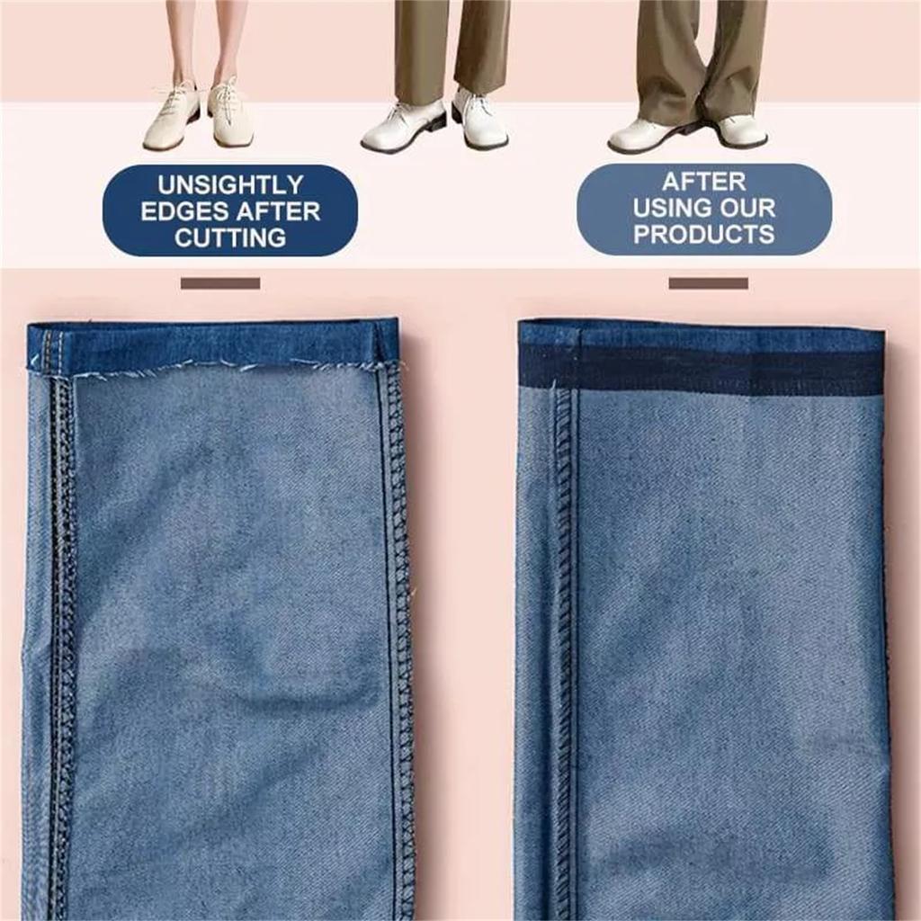 Края брюк укорачивают самоклеящуюся ленту, лента для подола 2,2 ярда для брюк, лента для подшивания без шитья