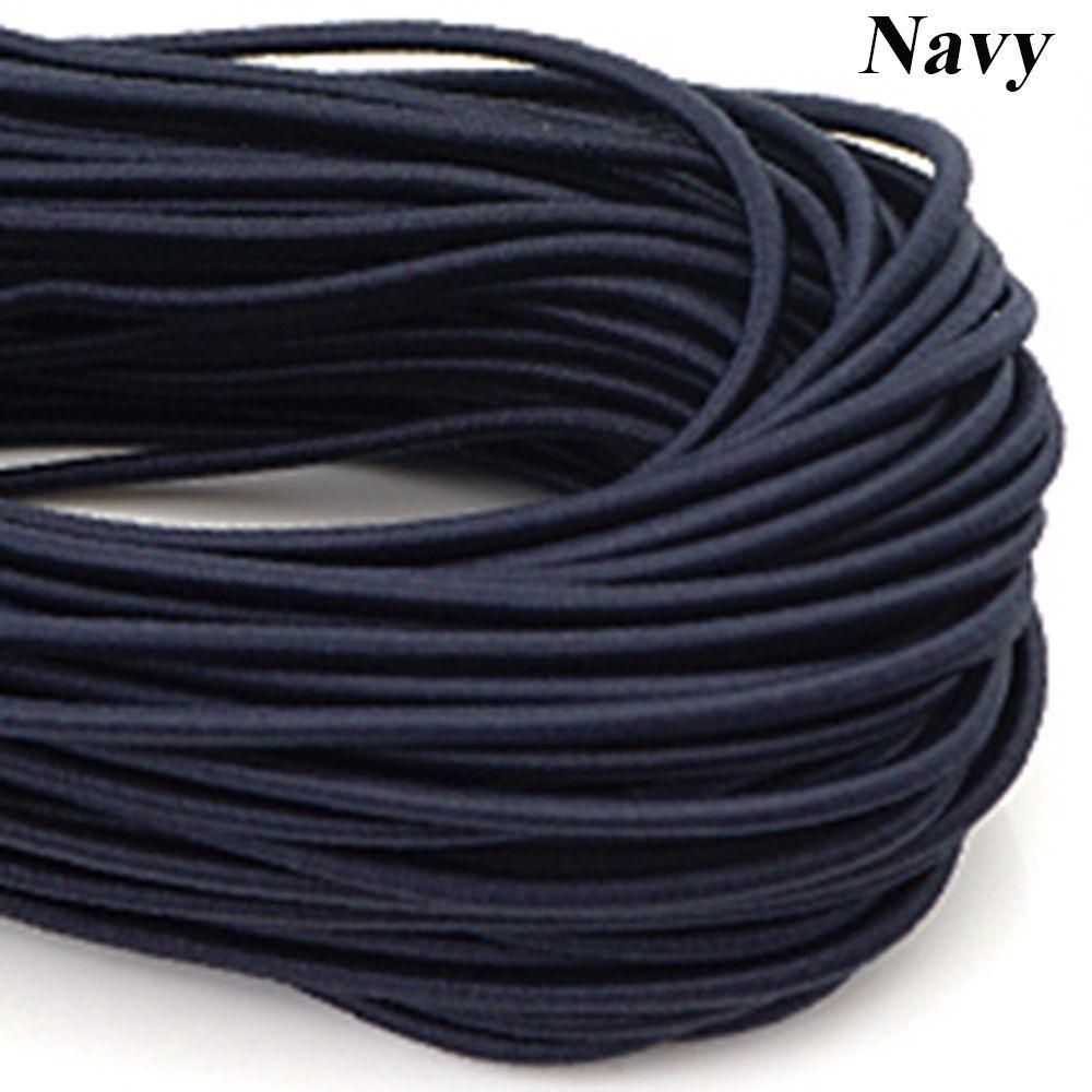 3mm 10m Nylon DIY Line Craft Elastic Band Sewing Rope Round Rubber Colorful