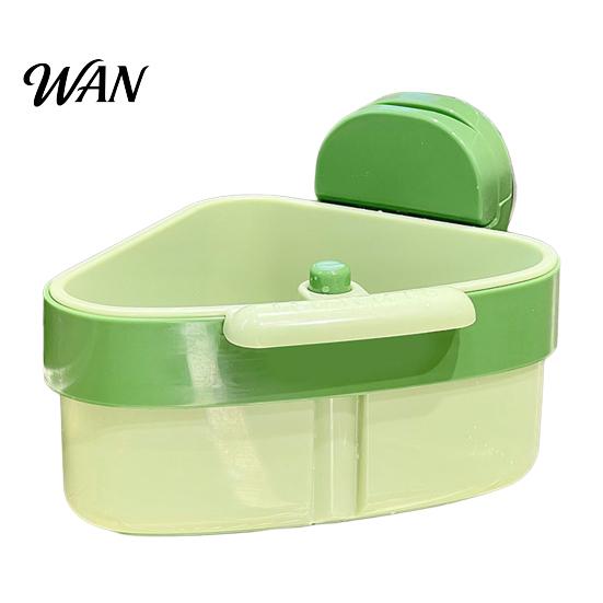 Water Drainage Sink Basket Kitchen Drain Basket, Corner Food Scrap Collector, Waste Durable Easy-Clean Utility for Fruits Vegetables Trap