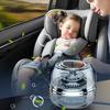 Solar Rotating Car Air Freshener Sunlight Activated Ocean Scent Spinner Auto Spin Decor for Tesla/SUV/Sedan Aromatherapy Car Accessories