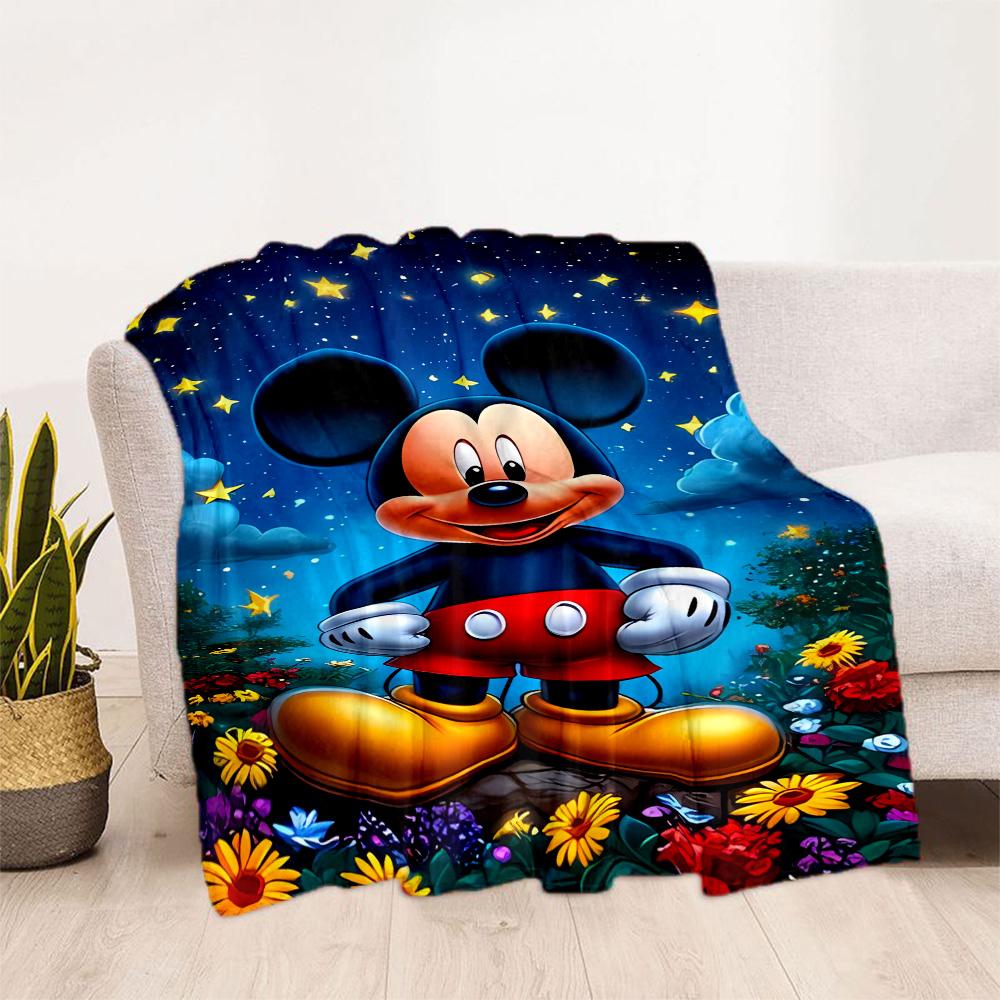 Mickey Mouse Adventures Blanket Comfortable Suitable for Livingroom Sofa Office Chair for All Occasions Modern Gifts For Family Or Friends