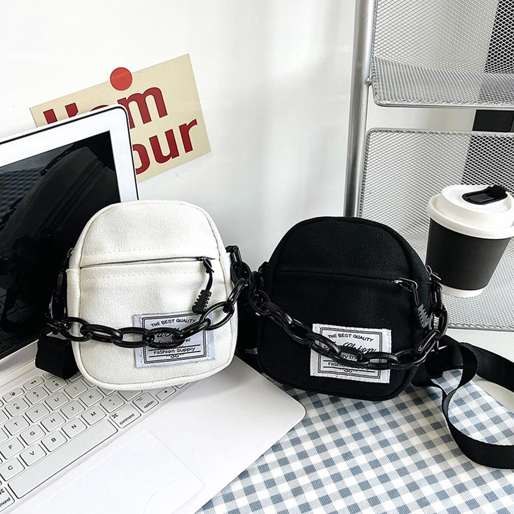 Женская маленькая холщовая сумка через плечо, вельветовая цепочка, дизайнерская сумка для девочки-подростка, сумка через плечо, симпатичная женская сумка-тоут