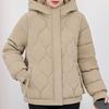 Fashion Women's Winter Coats Hooded Loose Elegant Lady Jackets Thick Warm Short Parkas