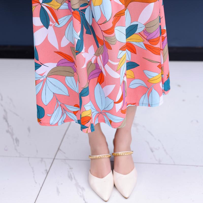 Винтажное длинное платье для женщин, элегантные летние платья с коротким рукавом