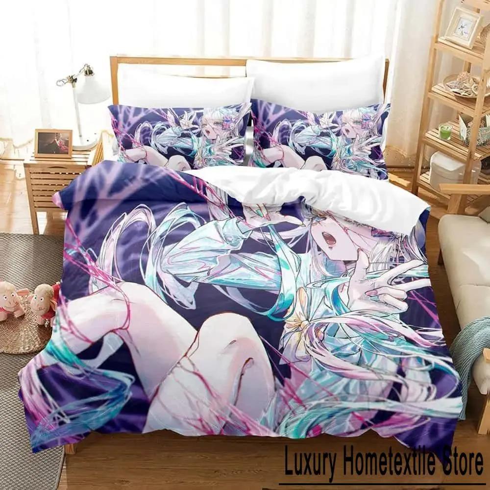 3D-принт аниме Needy Streamer Overload Комплект постельного белья для мальчиков и девочек Twin Queen King Size Пододеяльник Наволочка Кровать для мальчиков и девочек Взрослый