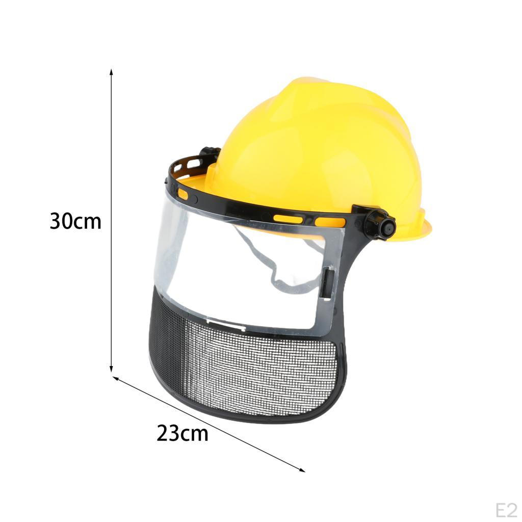 Лесная каска защитная для лица для производства и строительства регулируемая