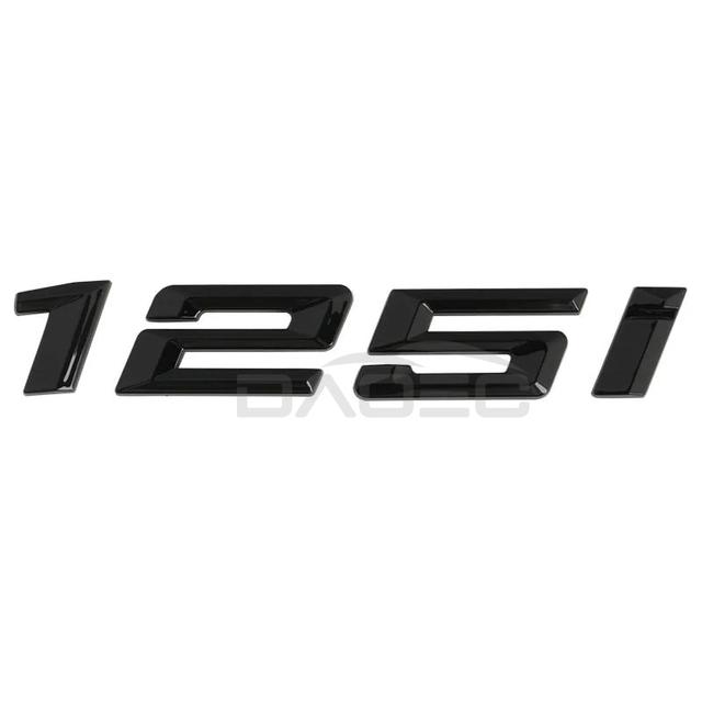 Автомобиль ABS багажник с буквами логотип значок эмблема наклейка для 1 серии 116i 118i 120i 125i 130i 135i 140i E81 E82 E87 E88 F20 F21 F40