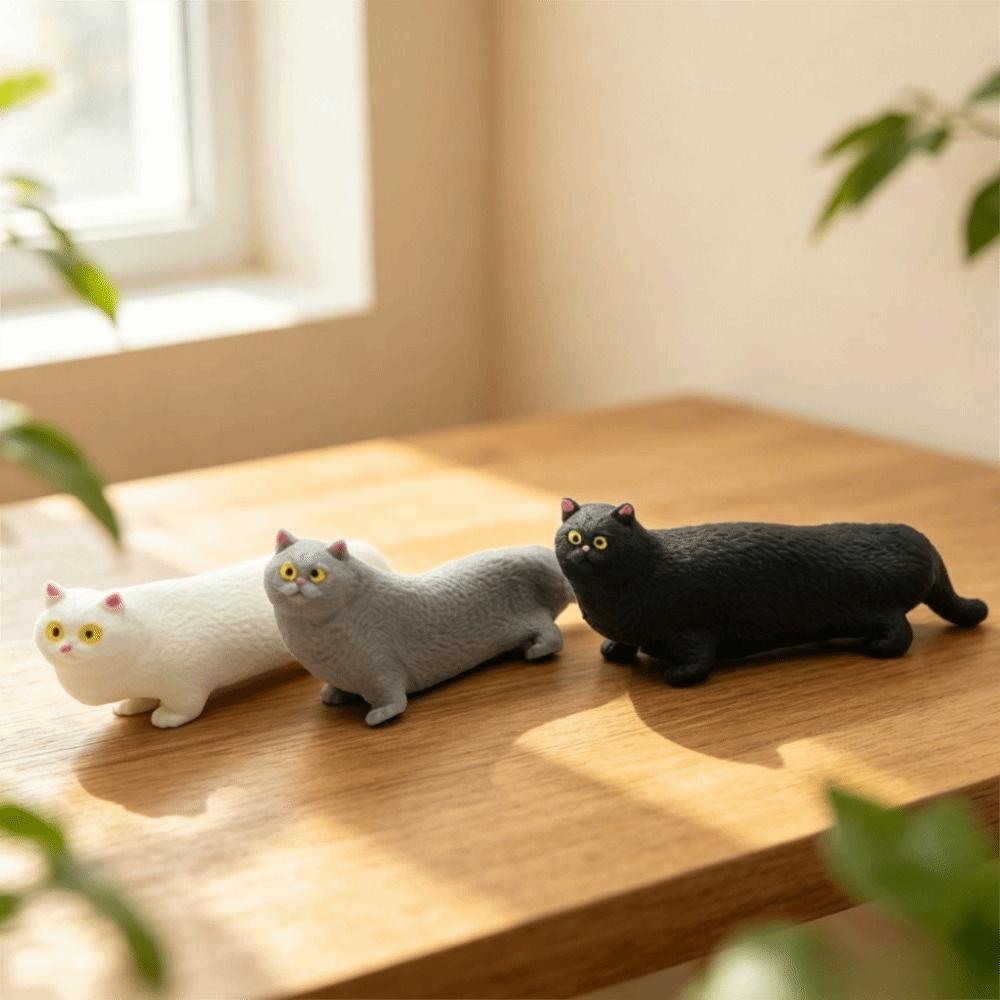 Slow Rising Cat Fidget Toy Slow Rebound Cat Reduce Pressure Toy Cat Squishy Toy Daily Gift