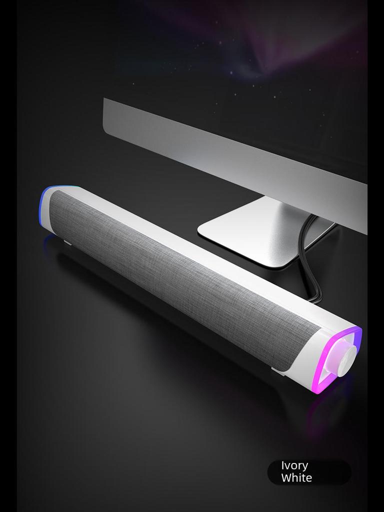 Bluetooth-саундбар Naiye: Двухканальная настольная аудиосистема с сабвуфером