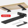 Kitchen Wall Mounted Shelf Support Right Angle Bracket Furniture Holder Desk Shelf Holder Hardware
