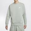 Nike Спортивная одежда Club FW24 Флисовый однотонный пуловер с длинным рукавом Мужская толстовка Горизонтально-зеленый BV2663371