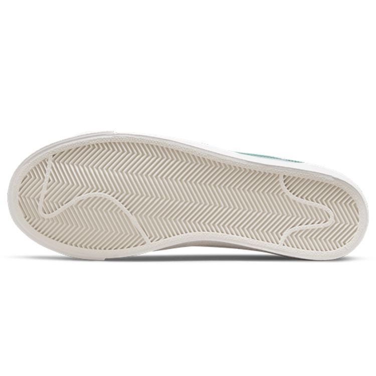 Nike Blazer 77 Кожа Повседневные Нескользящие Амортизирующие Прочные Низкие Кроссовки Женские кроссовки Белый Зеленый Серый DC4769-112