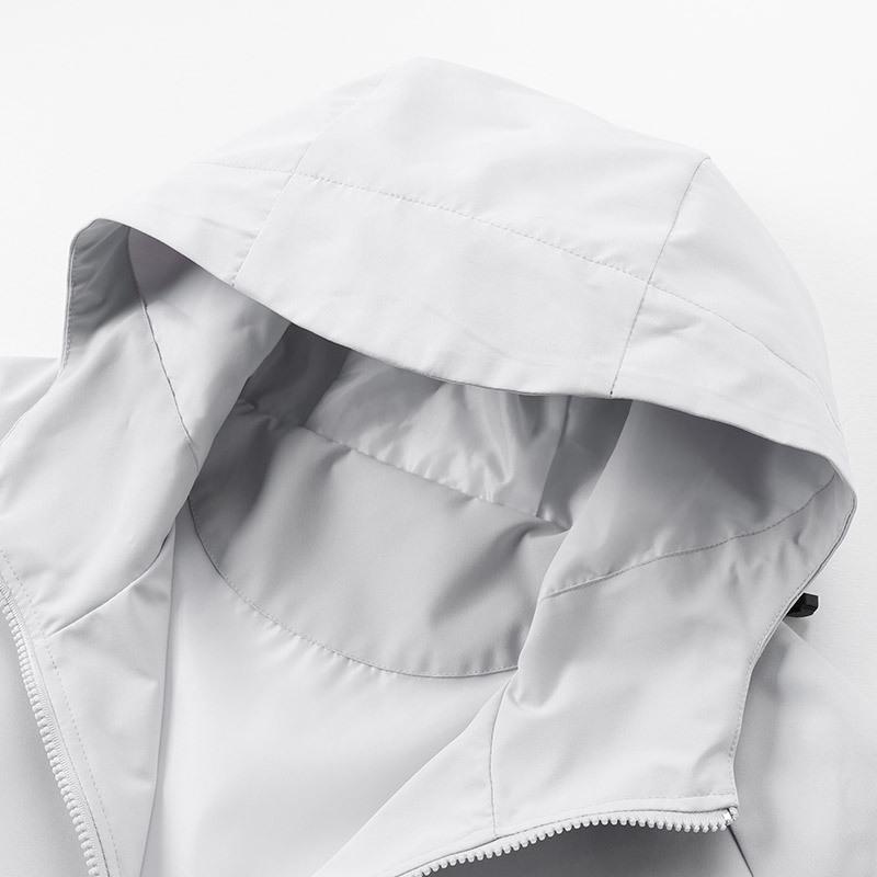 Унисекс куртка для улицы на осень/зиму со стойкой - Ветрозащитная и водонепроницаемая