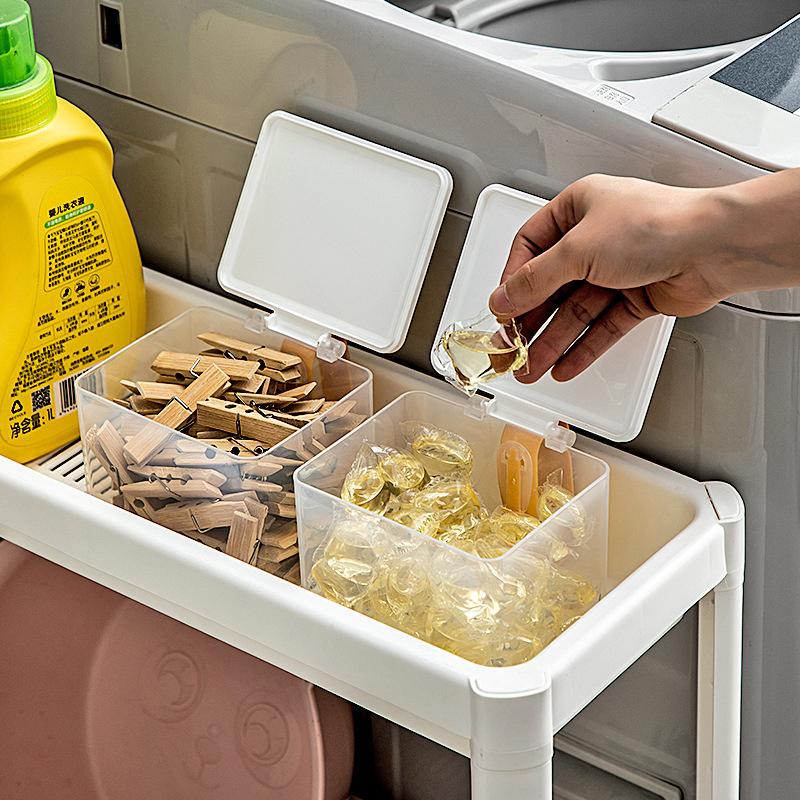 1 шт. Контейнер для капсул для стирки Большой вместимости Коробка для хранения стирального порошка Органайзер для ароматических бусин Влагозащищенный