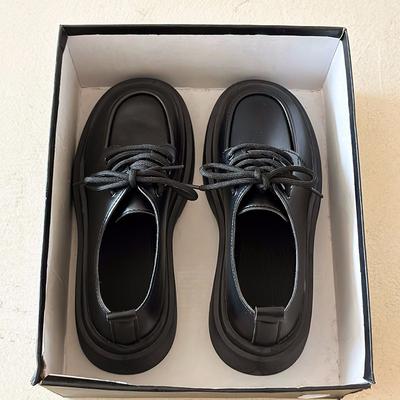 Британский стиль платформа маленькие кожаные туфли, кожаные женские туфли, осень и зима новые Мэри Джейн японские jk одинарные туфли