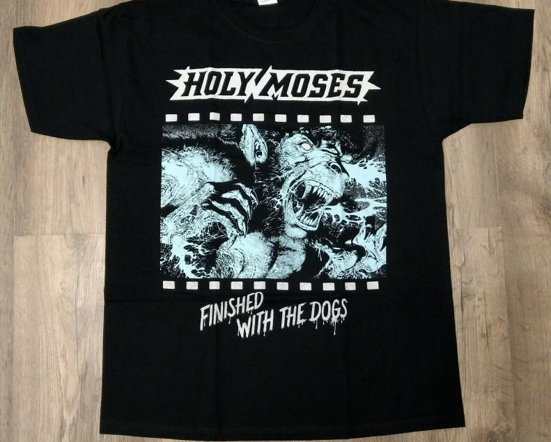 Музыкальная группа Holy Moses Футболка с коротким рукавом Черная Все размеры Унисекс Классическая футболка Унисекс Футболка