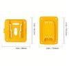 Yellow Battery Tool Holders Mountable Tool Holders For Garage Battery 10 Packs Easy Installation Perfect For Garages