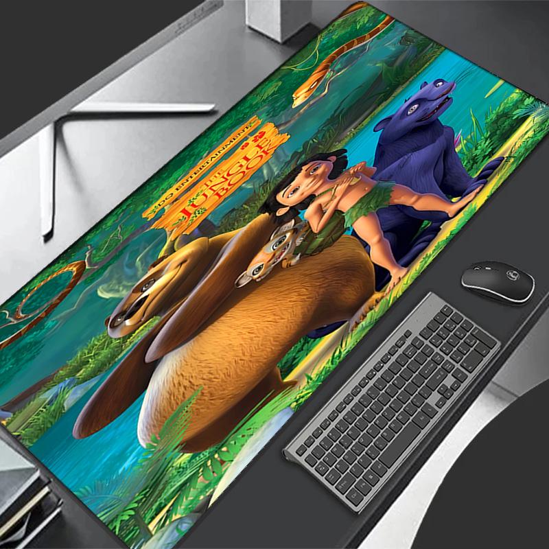 The Jungle Book1 Theme Premium Non-slip Mouse Pad with Stitched Edges,Durable Rubber Material,for Desktop & Gaming Great Gifts