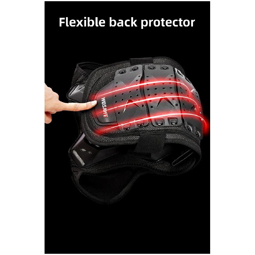 WOSAWE or Back Protector Spine Chest Protection MTB Motocross Racing Body Protective Vest Motorbike Jacket