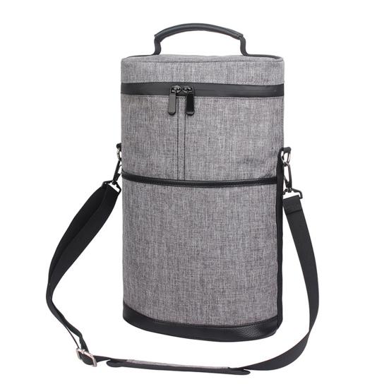 Сумка-холодильник для красного вина большой вместимости, непротекаемая, водонепроницаемая, из ткани Оксфорд, с термоизоляцией, с ручкой и регулируемым ремнем