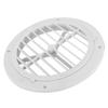 Marine HVAC 164mm 6.5in Air Vent Cover Adjustable Wind Direction Round White for Yachts Boats RVs Bathrooms