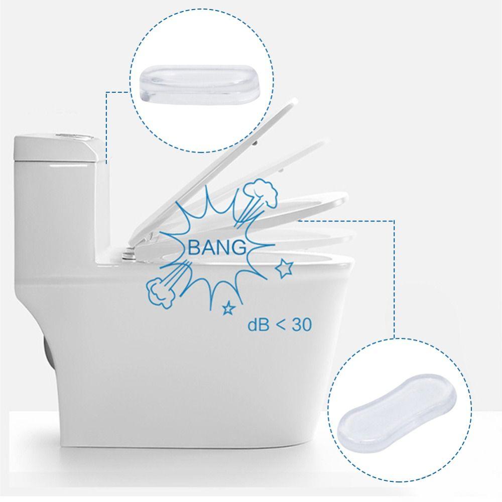 5 шт. прочный клейкий бампер для сиденья для унитаза, противоударные подушечки для сиденья для унитаза