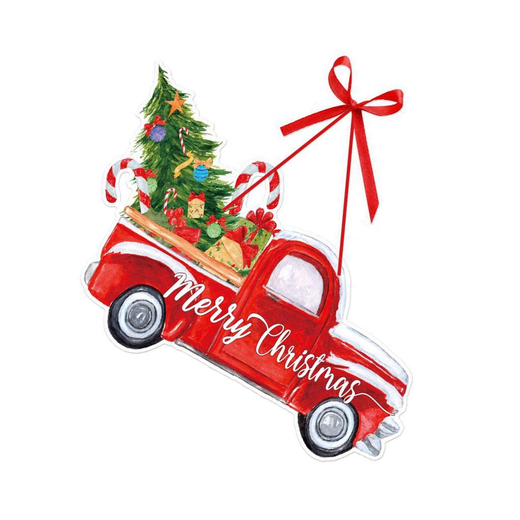 Праздничное украшение Рождественский тематический дверной подвес Ручной работы Новогодняя вечеринка Подвески на окна Настенные аксессуары