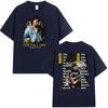 Rapper J.Cole The Fall Off Tour Album 2026 T Shirt Unisex's Vintage Gothic Short Sleeve T-Shirt Hip Hop Oversized Cotton T-shirts