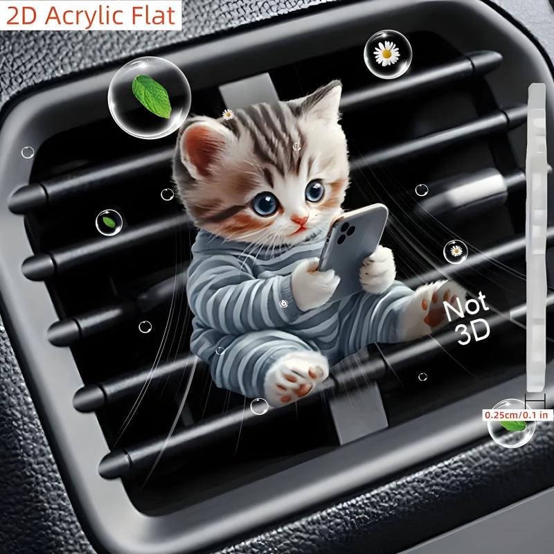 Автомобильный дефлектор вентиляции Клипсы для духов 2D Освежитель воздуха Диффузор Кондиционирование Ароматерапия Клипса для духов Украшение салона автомобиля