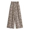 Fashion Wind 2024 Summer New Arrival Female Slim Looking Easiest for Match Linen Blend Animal Print Loose Pants 8018403