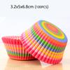100 шт., бумажные стаканчики для кексов, вкладыш для кексов, коробка для выпечки, коробка для чашек, поднос для вечеринки, инструменты для украшения торта, декор для дня рождения