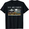USA Flag U.S Air Force Vietnam Veteran USAF Veteran Gift T-Shirt