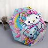 1pc Hello Kitty umbrella automatic open/close, 8-Rib Durable Frame, Compact Folding Design, Ideal Birthday/Holiday Gift  1131A