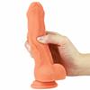 Женский силиконовый дилдо Двухслойный Мягкий Мастурбатор Препуциальный Сосальщик Дилдо
