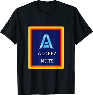 Футболка унисекс с забавным мемом Aldeez Nuts Deez Nuts