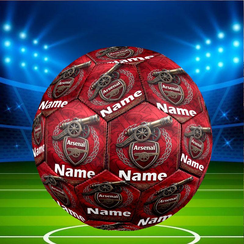 Custom Name Personalized Arsenal F.C Print Size 5 Soccer Ball Training & Match Football, for Team, Kicking, Gift for Football Enthusiasts