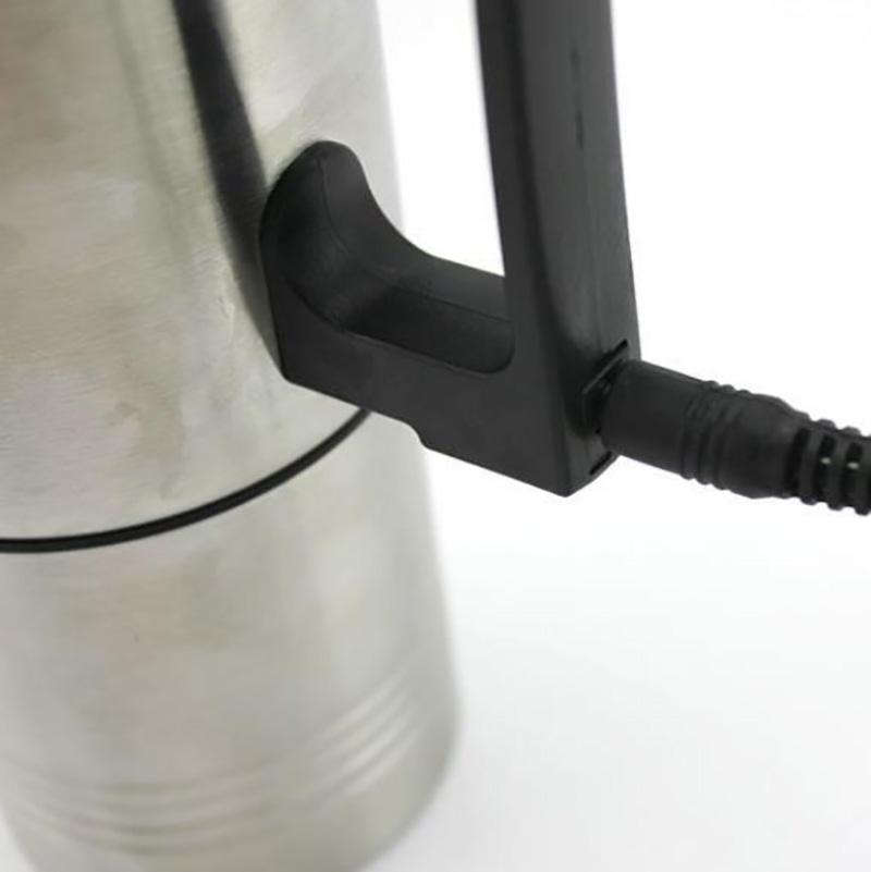 Автомобильная электрическая нагревательная чашка из нержавеющей стали с контролем температуры, чашка для воды, водонагреватель, головка прикуривателя