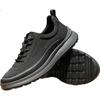 Goldlion Men's Casual Shoes, Lightweight Comfortable Breathable Sports Mesh Shoes G551410345AAE Black Size 40