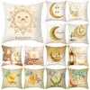 Pillow Case Breathable Festive Microfiber Modern Festival Home Sofa Soft Pillow Cushion Cover for Dorm