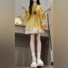 Milk-Toned Outfit: Early Spring/Autumn 2026 French Style Loose Shirt with White Short Skirt