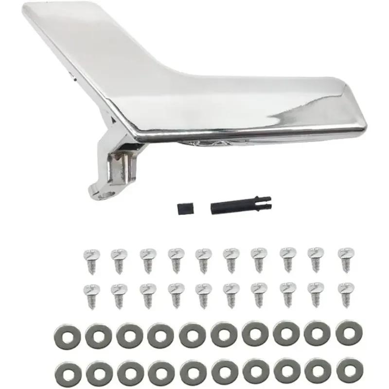 Chrome Interior Door Handle Kit for Left & Right Side (Front or Rear) Fit for Mercedes-Benz W204 C-Class AMG X204 GLK-Class