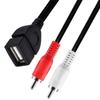 Plug Audio Adapter Video Extension Cables Audio Cable USB Female To RCA Male Cable Extension Cable