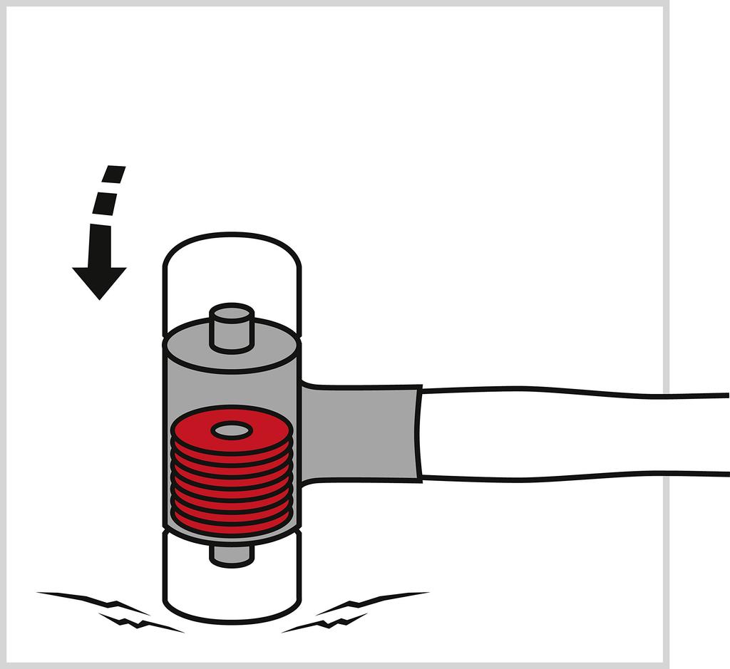 PB SWISS TOOLS PB Swiss Tools Безоткатный комбинированный молоток Безоткатный молоток 304-6 304-6
