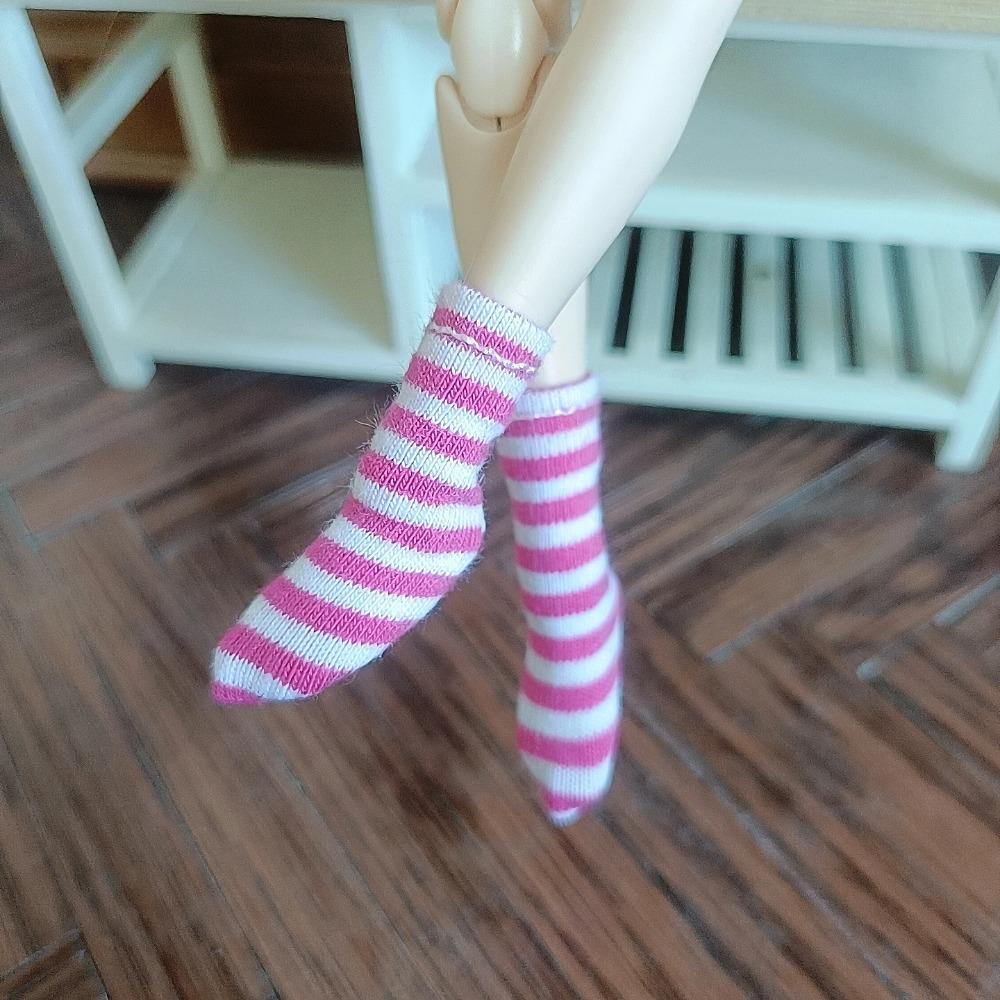 Handmade Blyth ob24 Doll ankle socks for 1/6 Scale, Fits 30cm Body - Soft Knit/Crochet Miniature dolls Accessories