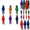 Kids 3pcs Among Us Cosplay Costume Children Halloween Party Show Sets Jumpsuit