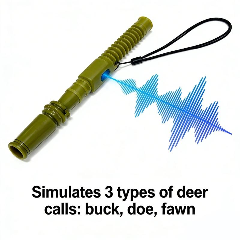 Уличный охотничий манок на оленя с регулируемым тоном, свистящие звуки, приманки для охотника, портативное снаряжение с приманками для охотника