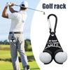Держатель для мячей для гольфа, забавная стойка и дозатор для мячей для гольфа с карабином, переносная сумка для хранения мячей для гольфа, аксессуары для гольфа для гольфиста
